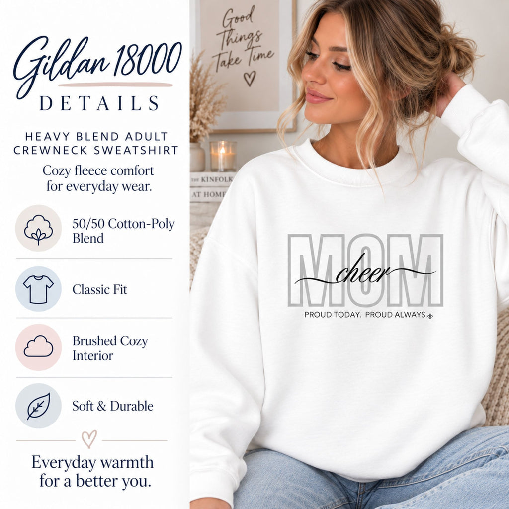 Strength Sweatshirt | It Grows When You Rise Above Fear | Faith Crewneck