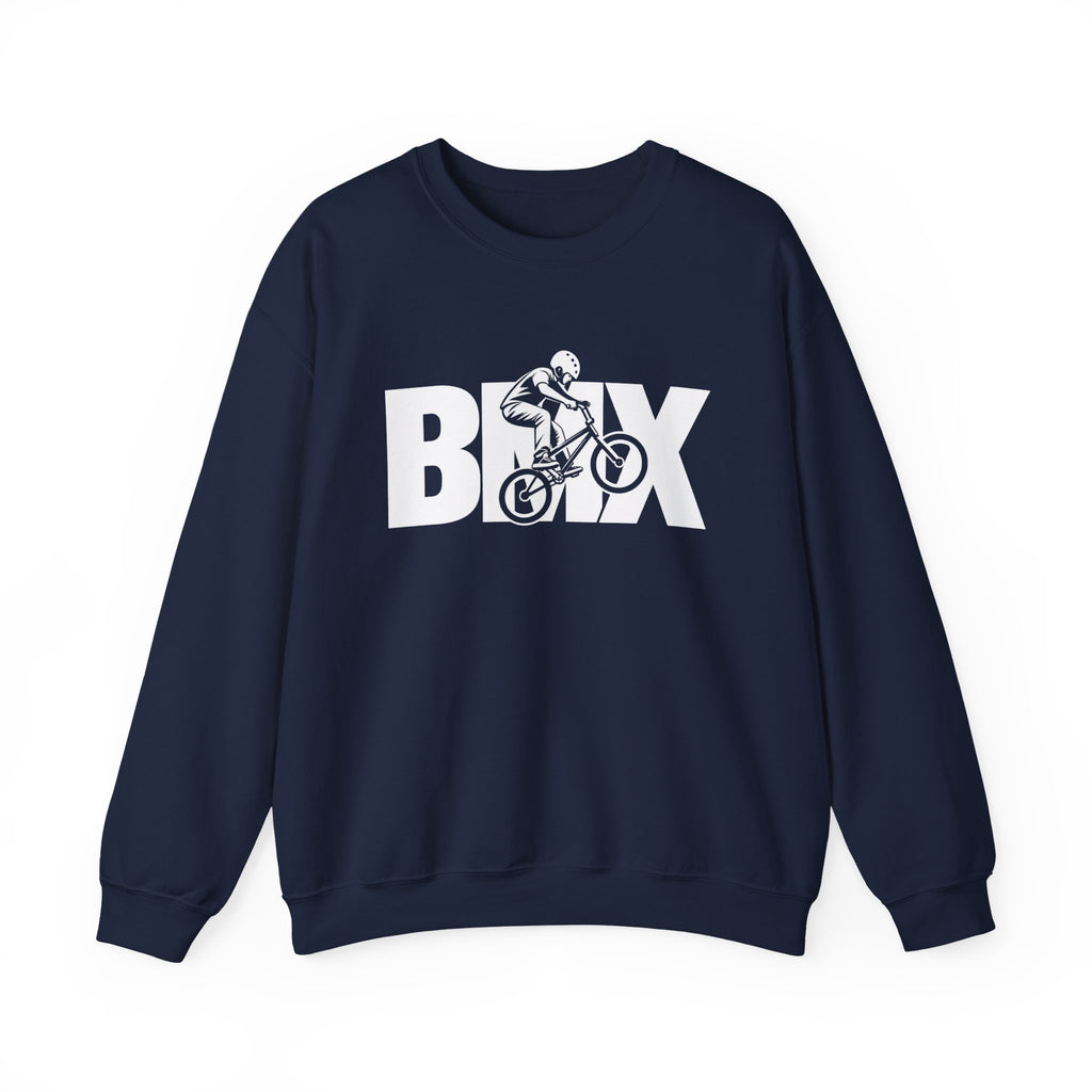 BMX Sweatshirt | BMX Rider Graphic | Gildan Crewneck