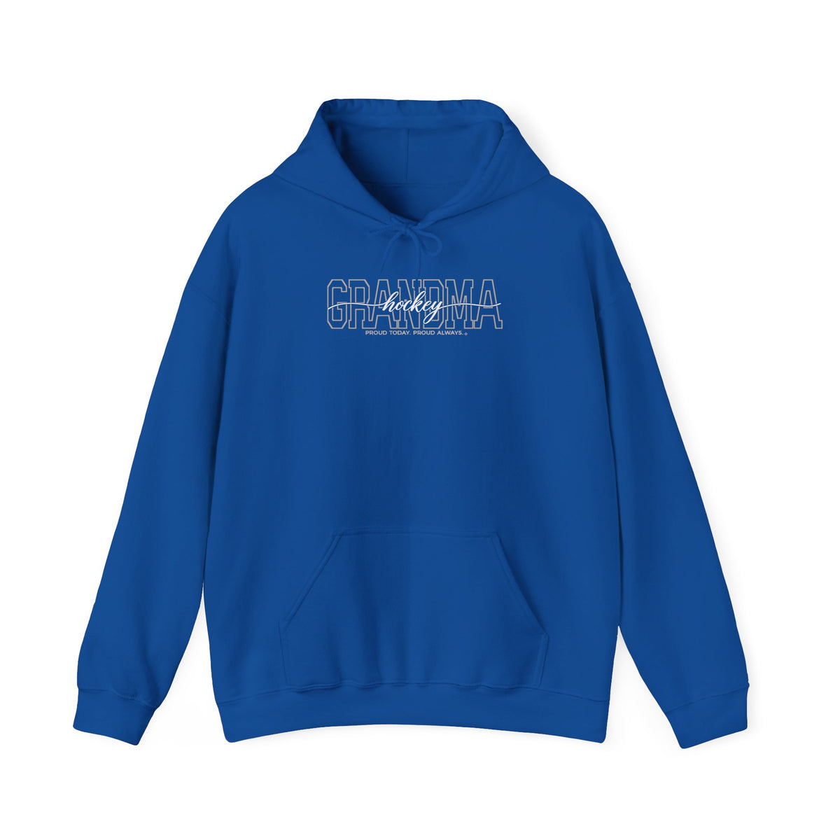 Hockey Grandma Hoodie - Proud Today. Proud Always. | Choose Your Team Color | Gildan Hoodie