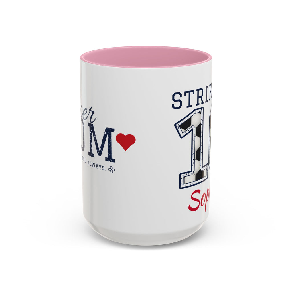 Personalized Soccer Mom Mug - Proud Today. Proud Always. | Custom Team Name, Number & Player Name | Soccer Dad, Grandma Gift | 15 oz