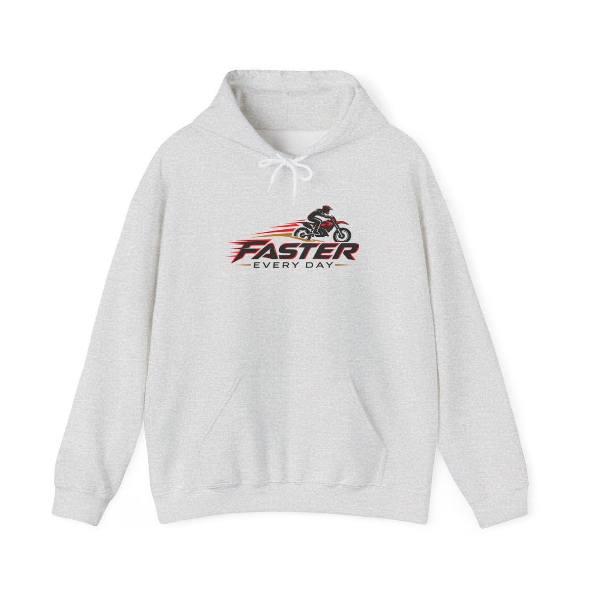 Faster Every Day Dirt Bike Logo Hoodie | Motocross Gift | Gildan Hoodie