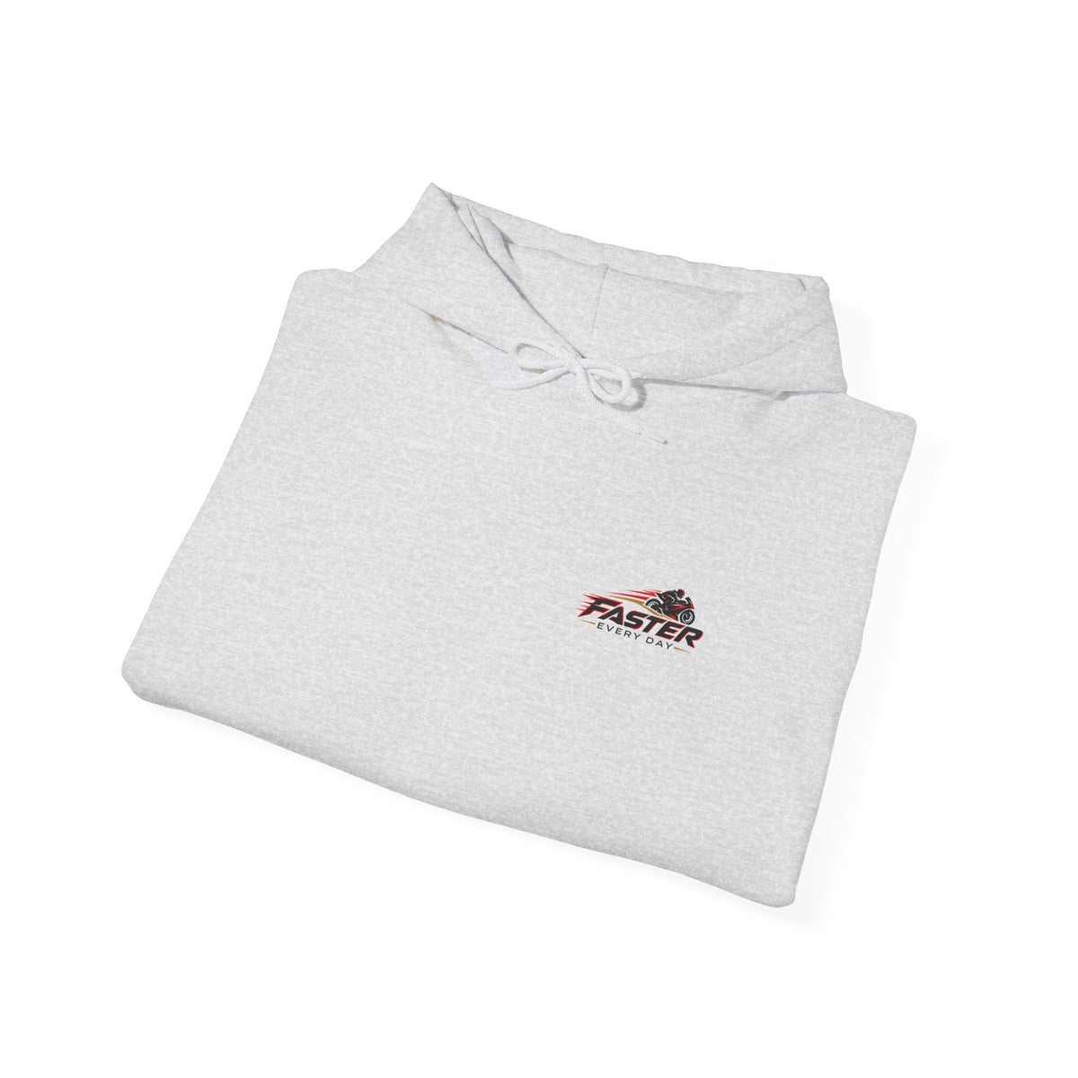 Faster Every Day Ride to Be Better Sport Bike Hoodie | Front Logo and Back Print | Gildan Hoodie
