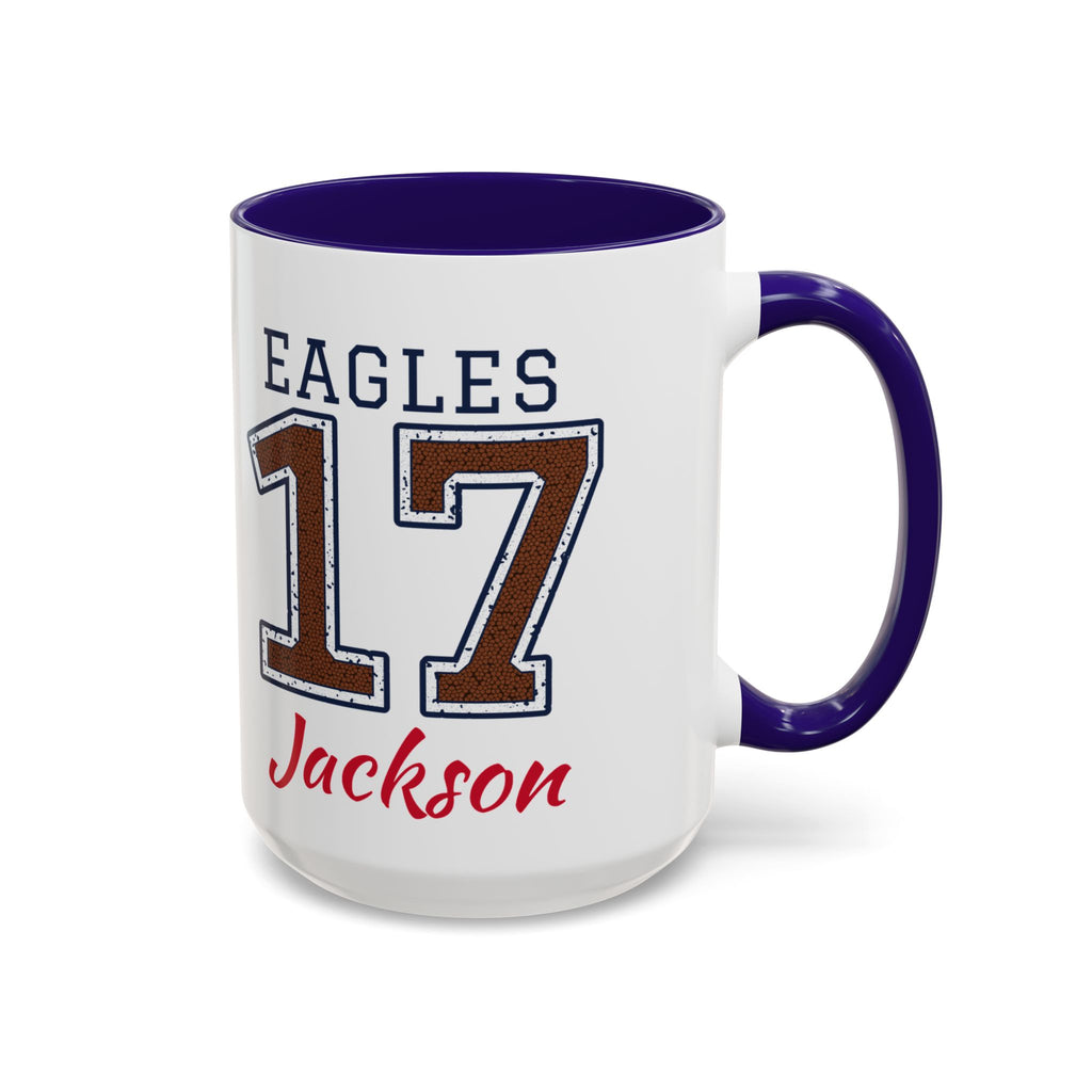 Personalized Football Mom Mug - Proud Today. Proud Always. | Custom Team Name, Number & Player Name | Football Dad, Grandma Gift | 15 oz