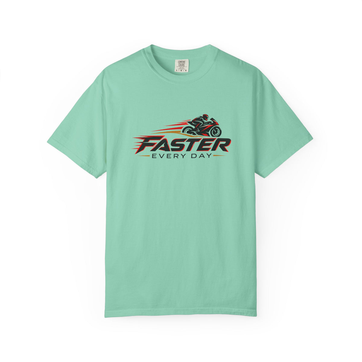 Faster Every Day Sport Bike Logo Tee | Motorcycle Racing Shirt | Comfort Colors T-Shirt