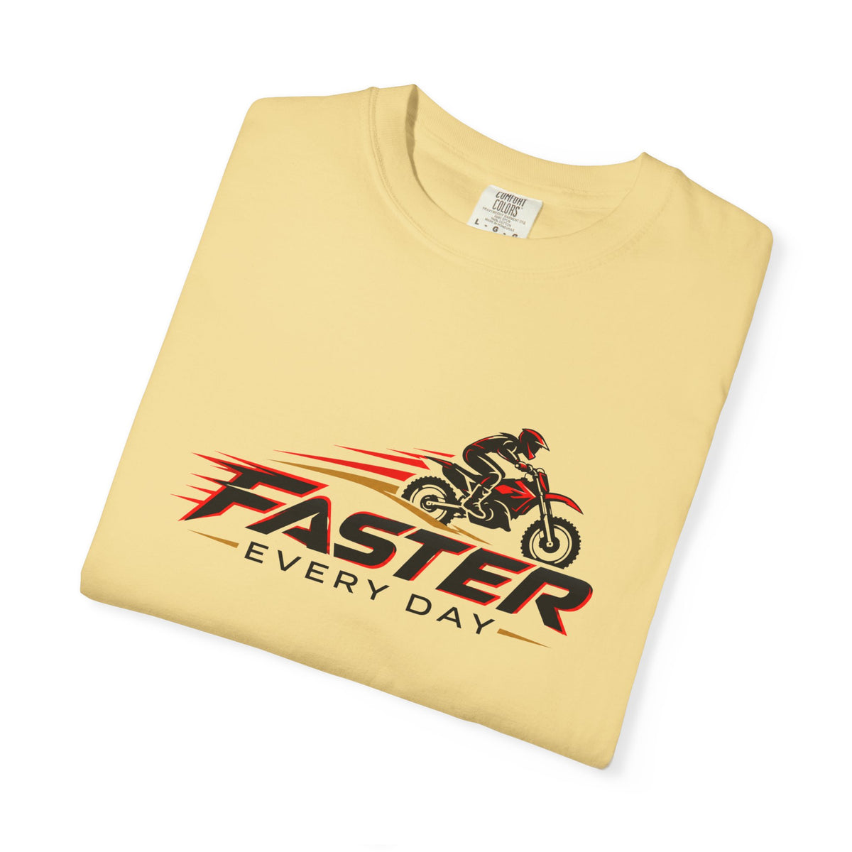 Faster Every Day Dirt Bike Logo Tee | Motocross Shirt | Comfort Colors T-Shirt