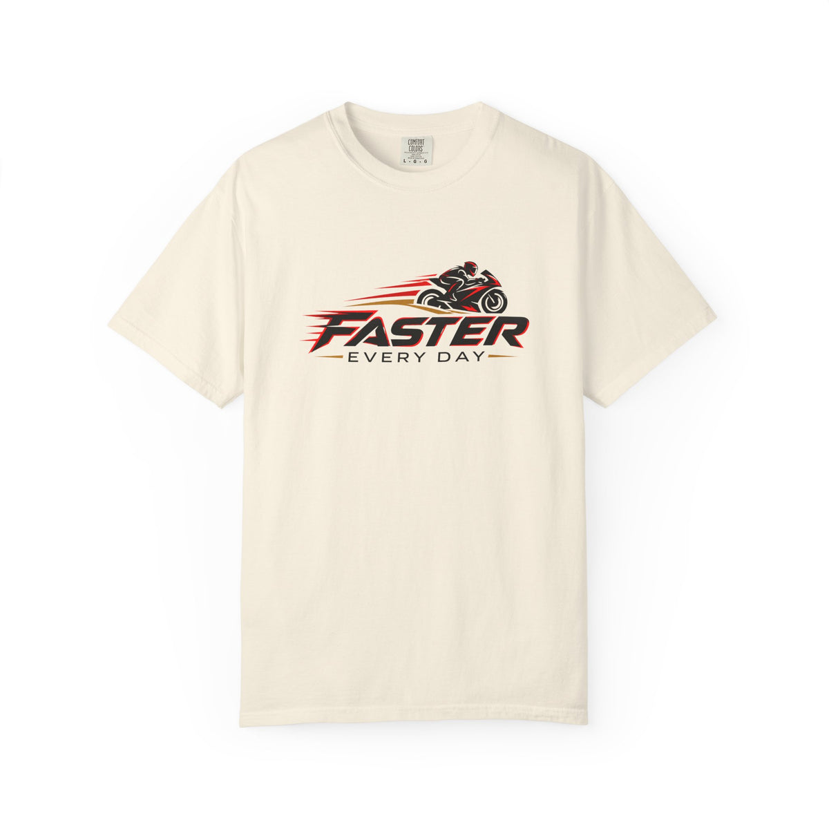 Faster Every Day Sport Bike Logo Tee | Motorcycle Racing Shirt | Comfort Colors T-Shirt