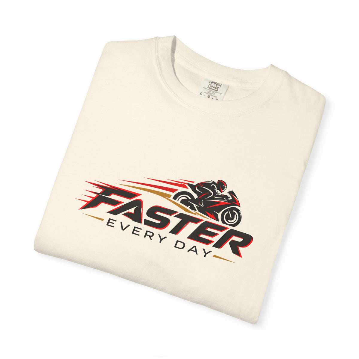 Faster Every Day Sport Bike Logo Tee | Motorcycle Racing Shirt | Comfort Colors T-Shirt