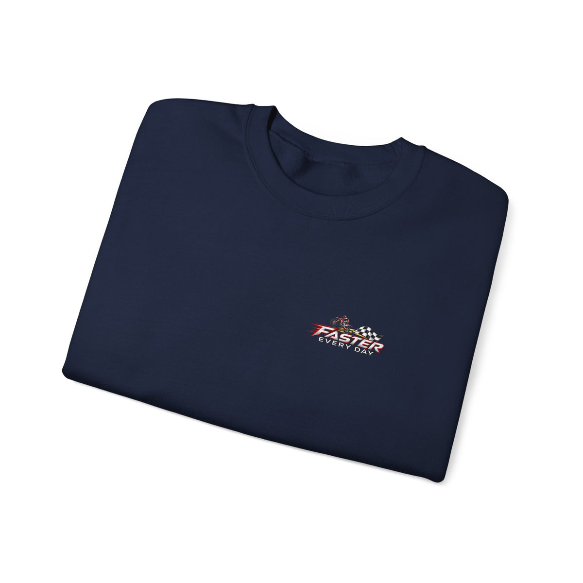 Send It - The Biggest Jumps Begin with Belief | Motocross Dirt Bike Sweatshirt | Front Logo and Back Print | Gildan Crewneck Sweatshirt