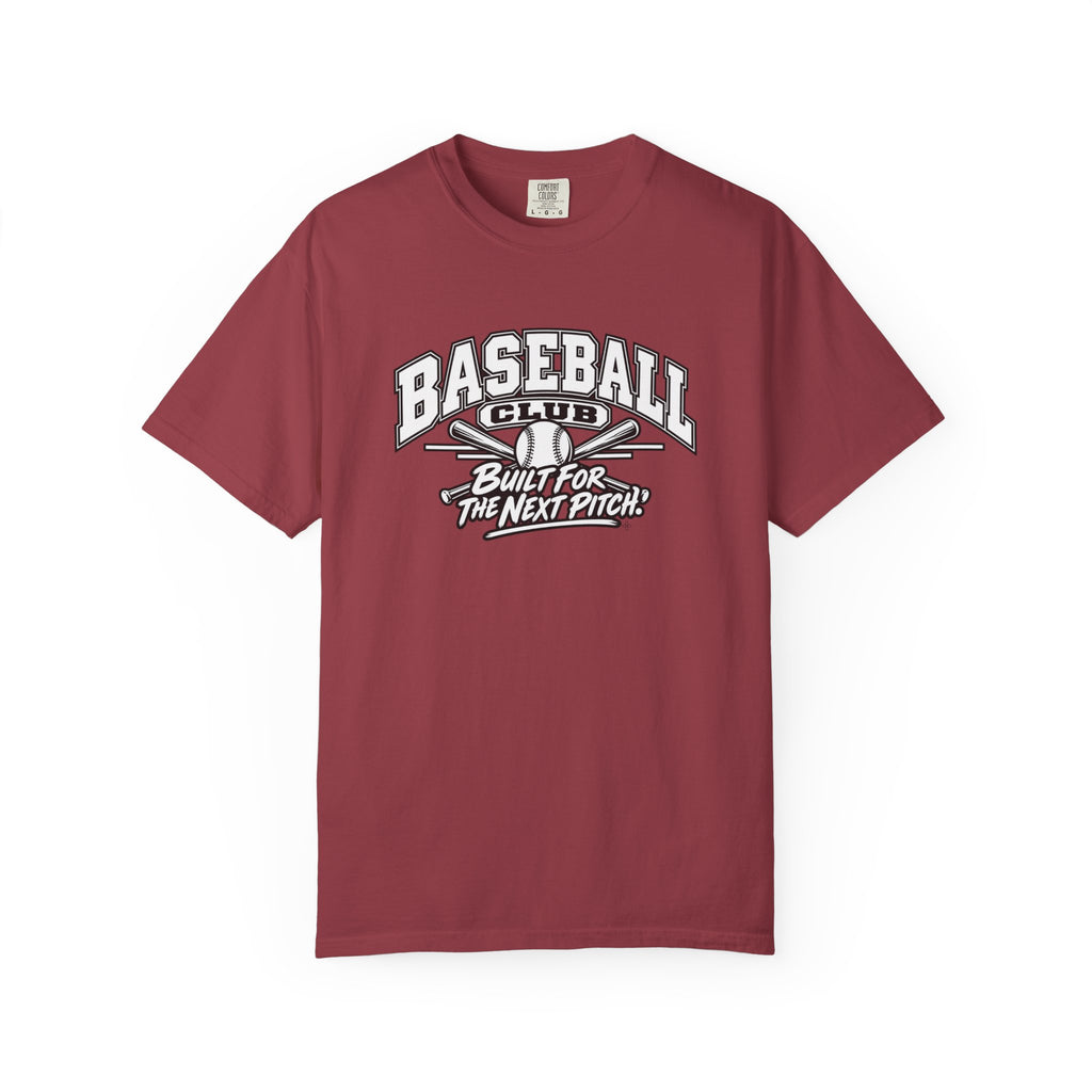 Baseball Club T-Shirt | Built for the Next Pitch | Baseball Comfort Colors Tee