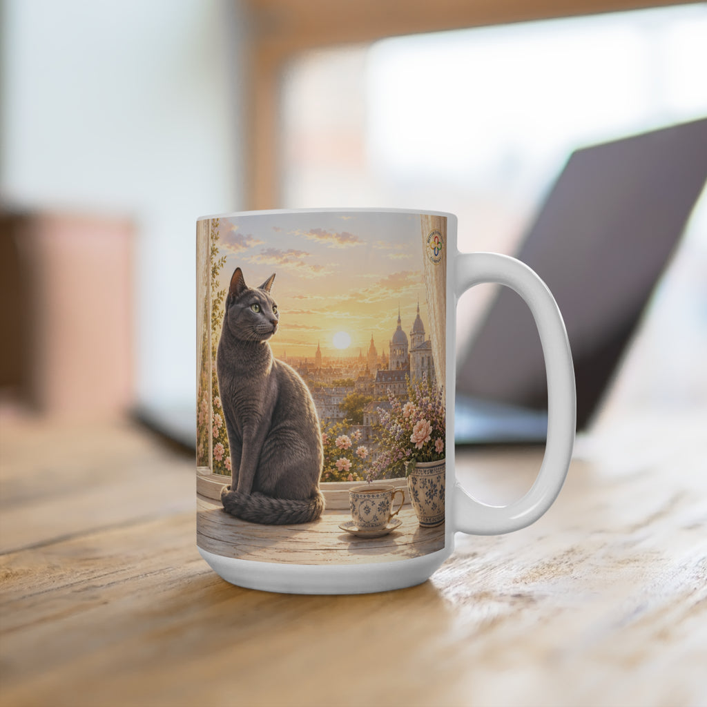 Quiet Confidence Is Still Confidence - 15 oz Funny Cat Mug, Coffee Cup