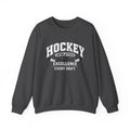 Hockey Athletics Sweatshirt | Excellence Is Earned Every Shift | Hockey Gildan Crewneck