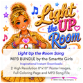 Light Up the Room Song MP3, Poster and Coloring Page BUNDLE by the Smartte Girls