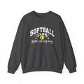 Softball Club Sweatshirt | Better With Every Swing | Softball Gildan Crewneck