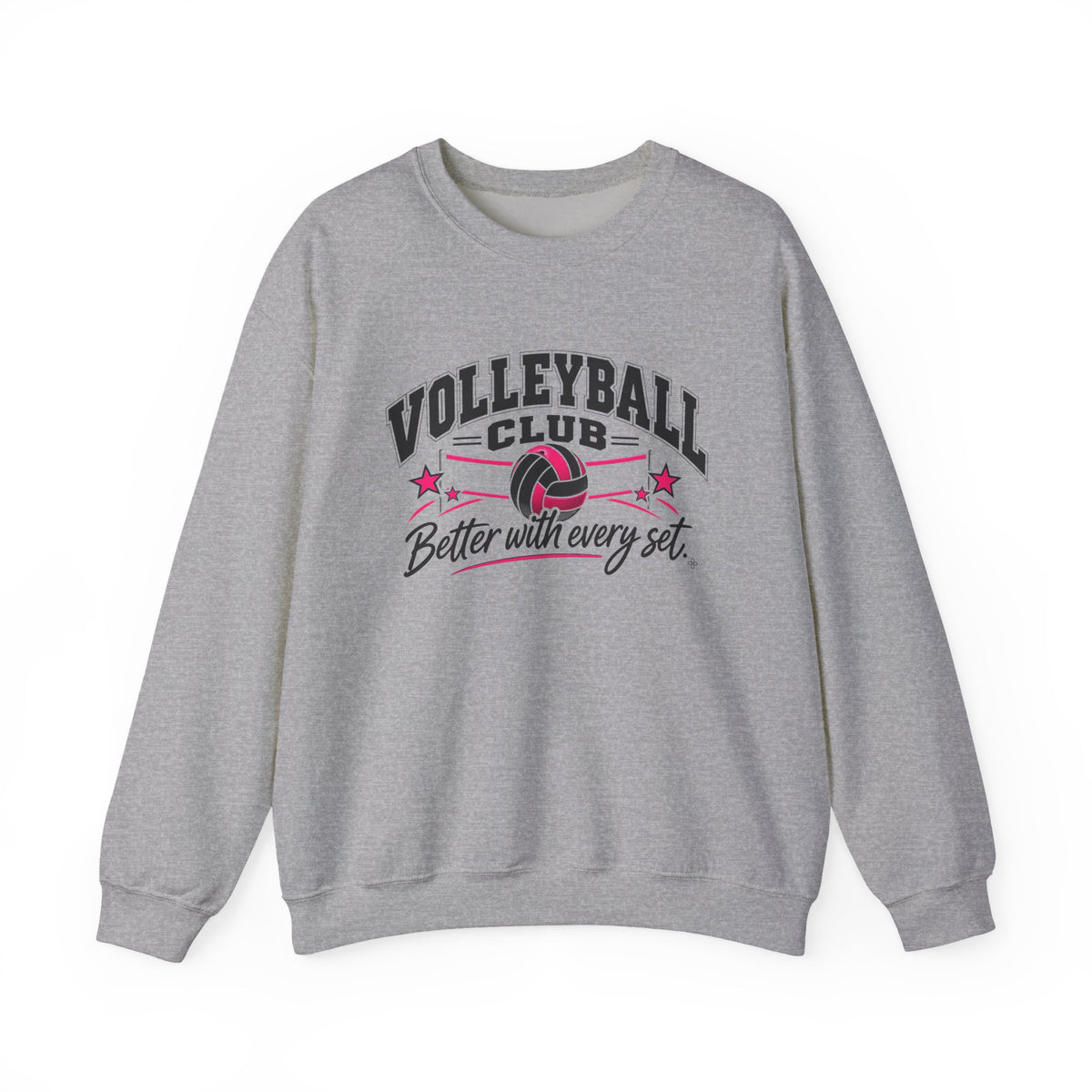 Volleyball Club Sweatshirt | Better With Every Set | Volleyball Gildan Crewneck