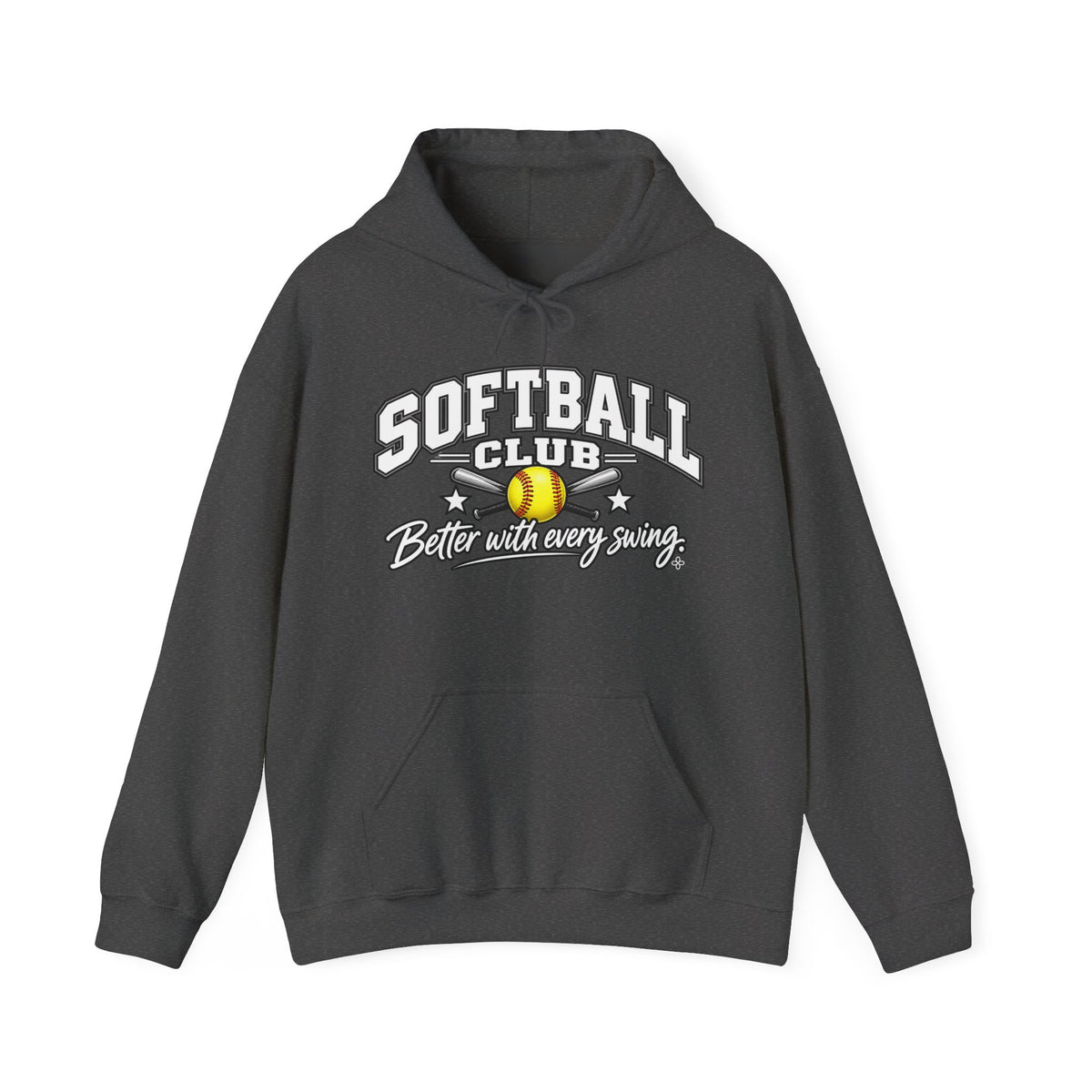 Softball Club Hoodie | Better With Every Swing | Softball Gildan Hoodie