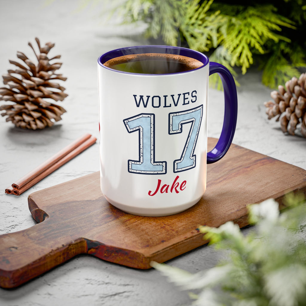 Personalized Hockey Mom Mug - Proud Today. Proud Always. | Custom Team Name, Number & Player Name | Hockey Dad, Grandma Gift | 15 oz