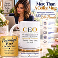 Personalized CEO Mug, Female Entrepreneur Gift, Custom Business Owner 15 oz Coffee Mug - The Dream Officially Became A Business