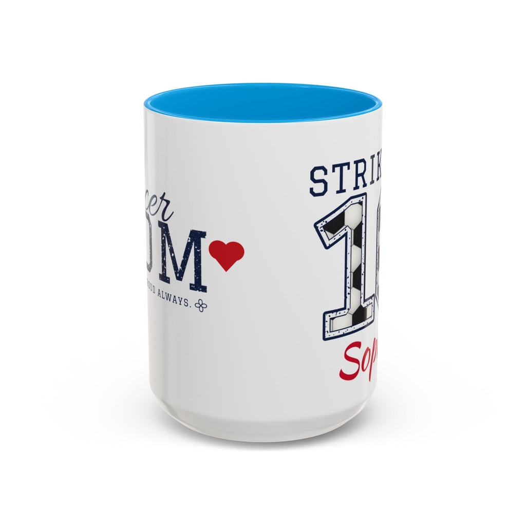 Personalized Soccer Mom Mug - Proud Today. Proud Always. | Custom Team Name, Number & Player Name | Soccer Dad, Grandma Gift | 15 oz