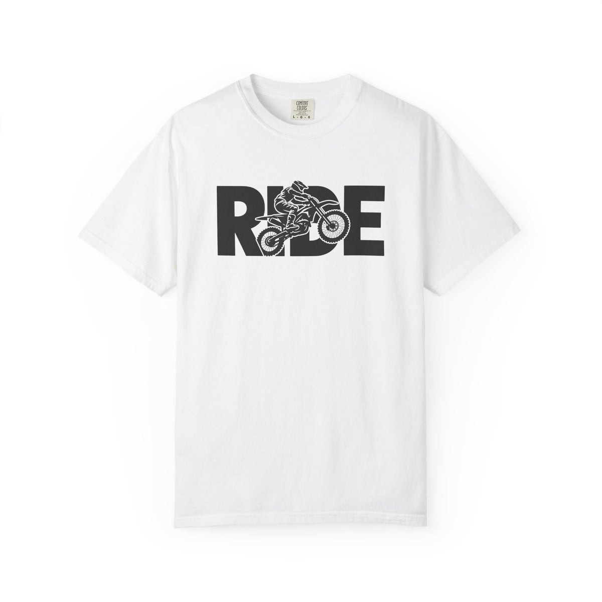 RIDE Dirt Bike T-Shirt | Dirt Bike Rider Graphic | Comfort Colors Tee