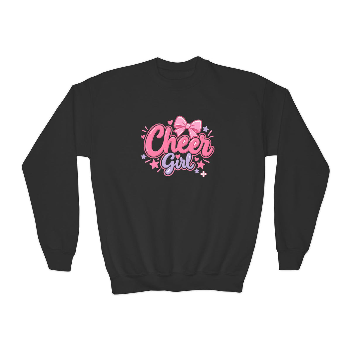Cheer Girl Youth Sweatshirt | Girls Cheer Youth Crewneck