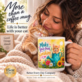 Make Your Own Sunshine - 15 oz Funny Cat Mug, Coffee Cup