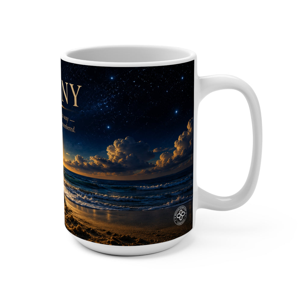 Destiny - What Is Meant Finds Its Way - 15 oz Inspirational Sea Turtle Mug, Coffee Cup