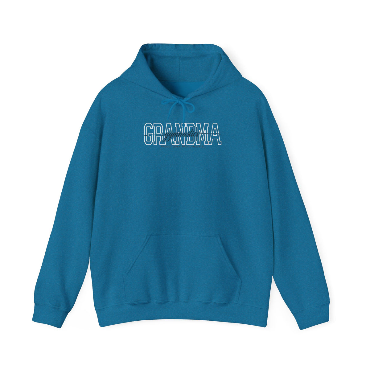 Gymnastics Grandma Hoodie - Proud Today. Proud Always. | Choose Your Team Color | Gildan Hoodie