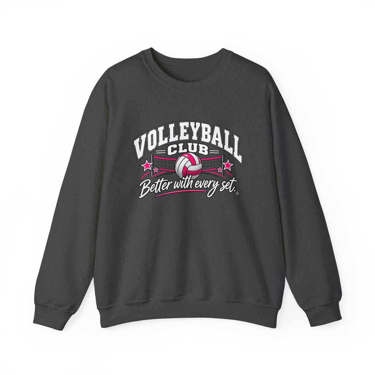 Volleyball Club Sweatshirt | Better With Every Set | Volleyball Gildan Crewneck
