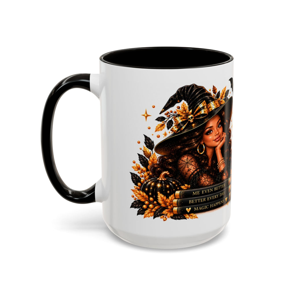 Halloween Mug, Cute 15oz Fall Coffee Mug, Funny Spooky Halloween Gift | BOO-LIEVE IN YOURSELF, Inspirational Mug