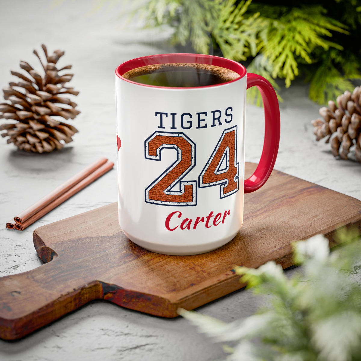 Personalized Basketball Mom Mug - Proud Today. Proud Always. | Custom Team Name, Number & Player Name | Basketball Dad, Grandma Gift | 15 oz
