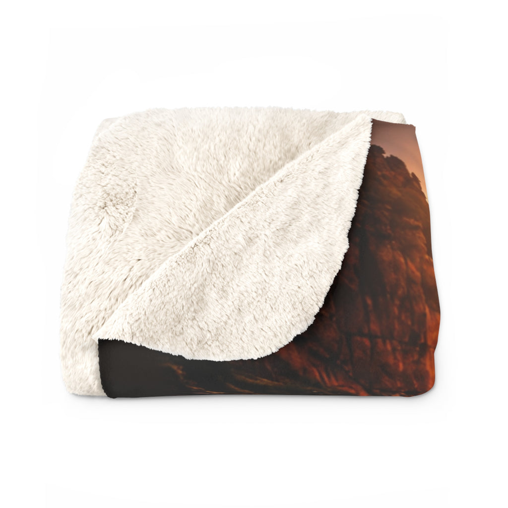 Focus Motivational Sherpa Blanket | Inspirational Quote Sherpa Fleece Throw | Uplifting Gift | Better Every Day