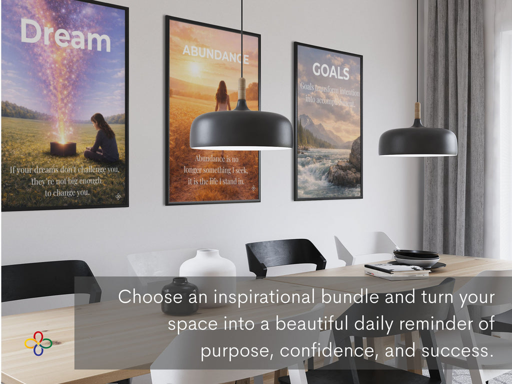 Goals - River Inspirational Poster Print, Quote Poster, Motivational Nature Wall Art (Digital Download) Wallart