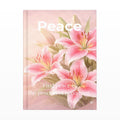 Peace, Inspirational Journal, 6"x9" College Ruled Motivational Blank Notebook, Paperback, Hardcover, Spiral Bound
