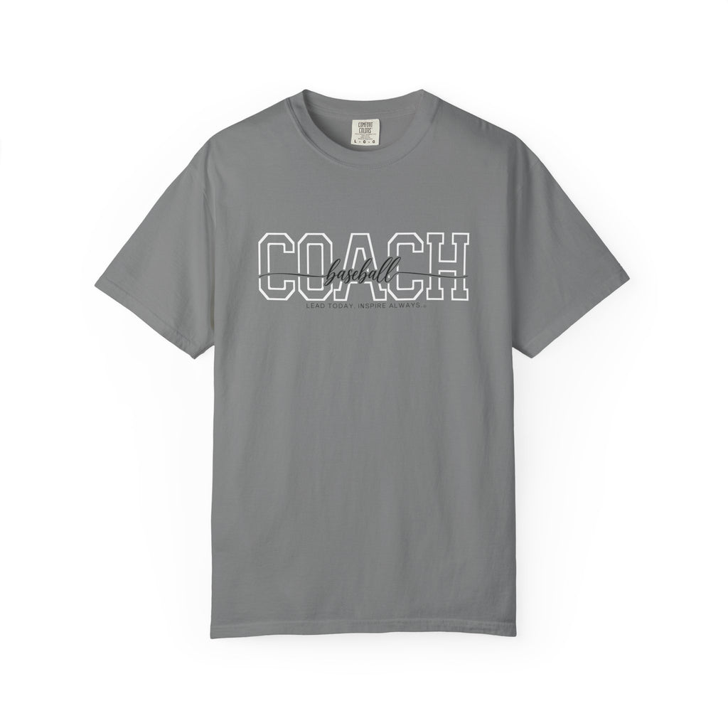 Baseball Coach Shirt - Lead Today. Inspire Always. | Choose Your Team Shirt Color | Comfort Colors Tee