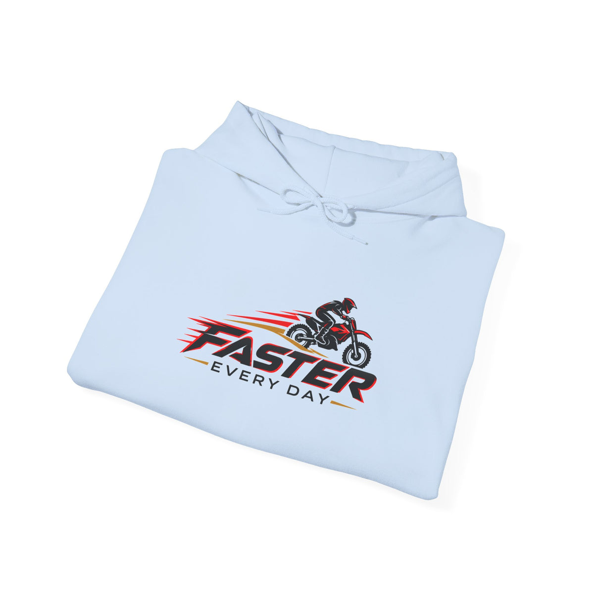 Faster Every Day Dirt Bike Logo Hoodie | Motocross Gift | Gildan Hoodie