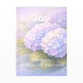Joy, Inspirational Journal, 6"x9" College Ruled Motivational Blank Notebook, Paperback, Hardcover, Spiral Bound