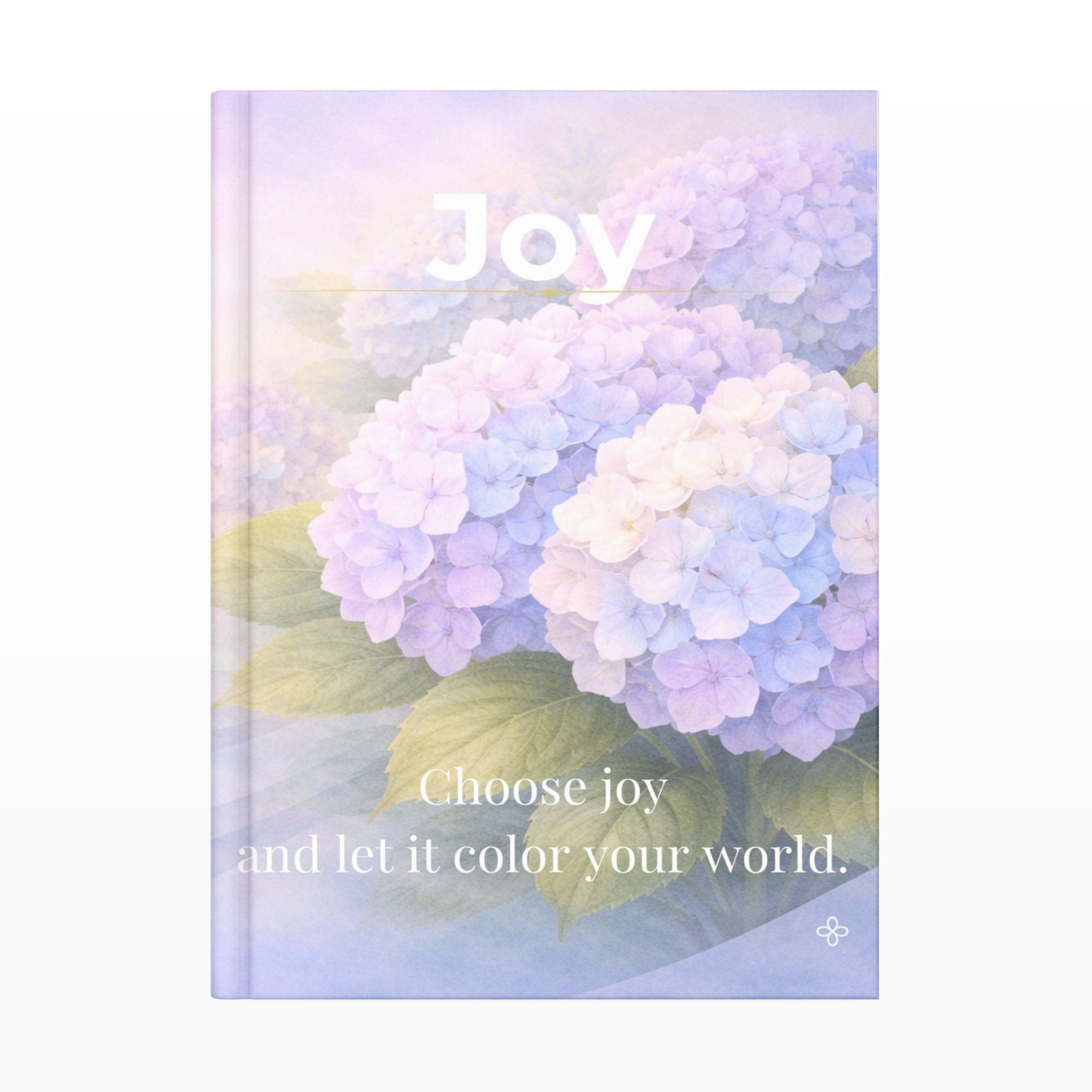 Joy, Inspirational Journal, 6"x9" College Ruled Motivational Blank Notebook, Paperback, Hardcover, Spiral Bound