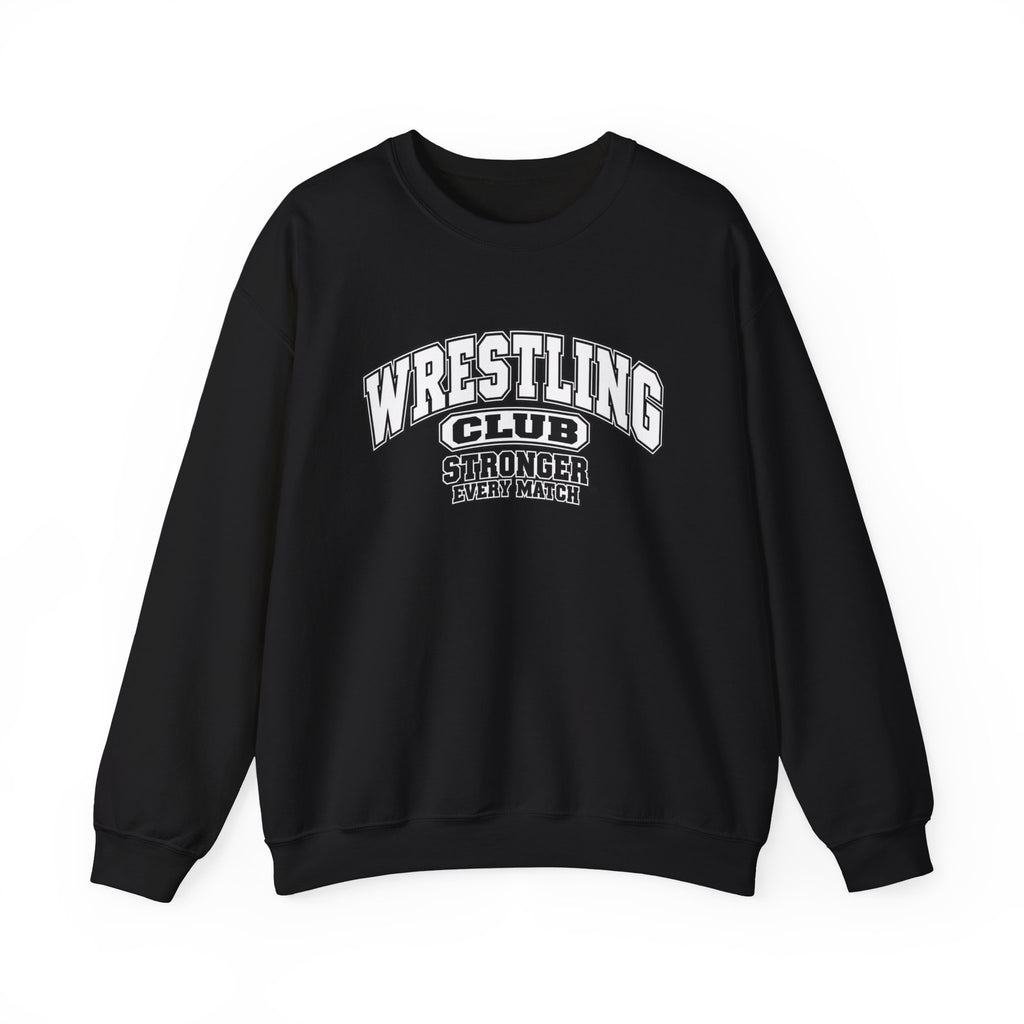 Wrestling Club Sweatshirt | Stronger Every Match | Wrestling Gildan Crewneck