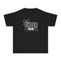 Cheer Club Bow Youth T-Shirt | Cheer Bow, Cheer Is My Happy Place | Girls Cheer Comfort Colors Youth Tee