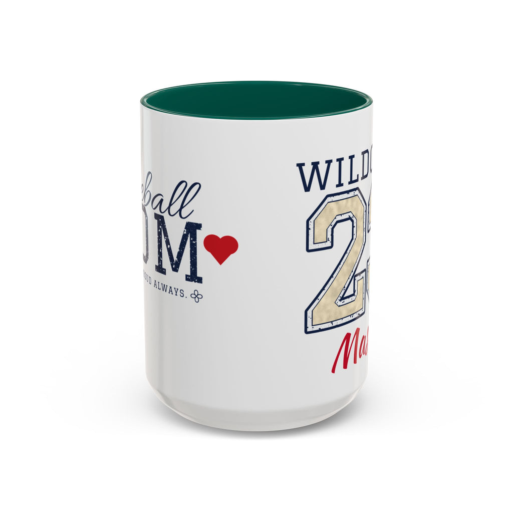 Personalized Baseball Mom Mug - Proud Today. Proud Always. | Custom Team Name, Number & Player Name | Baseball Dad, Grandma Gift | 15 oz