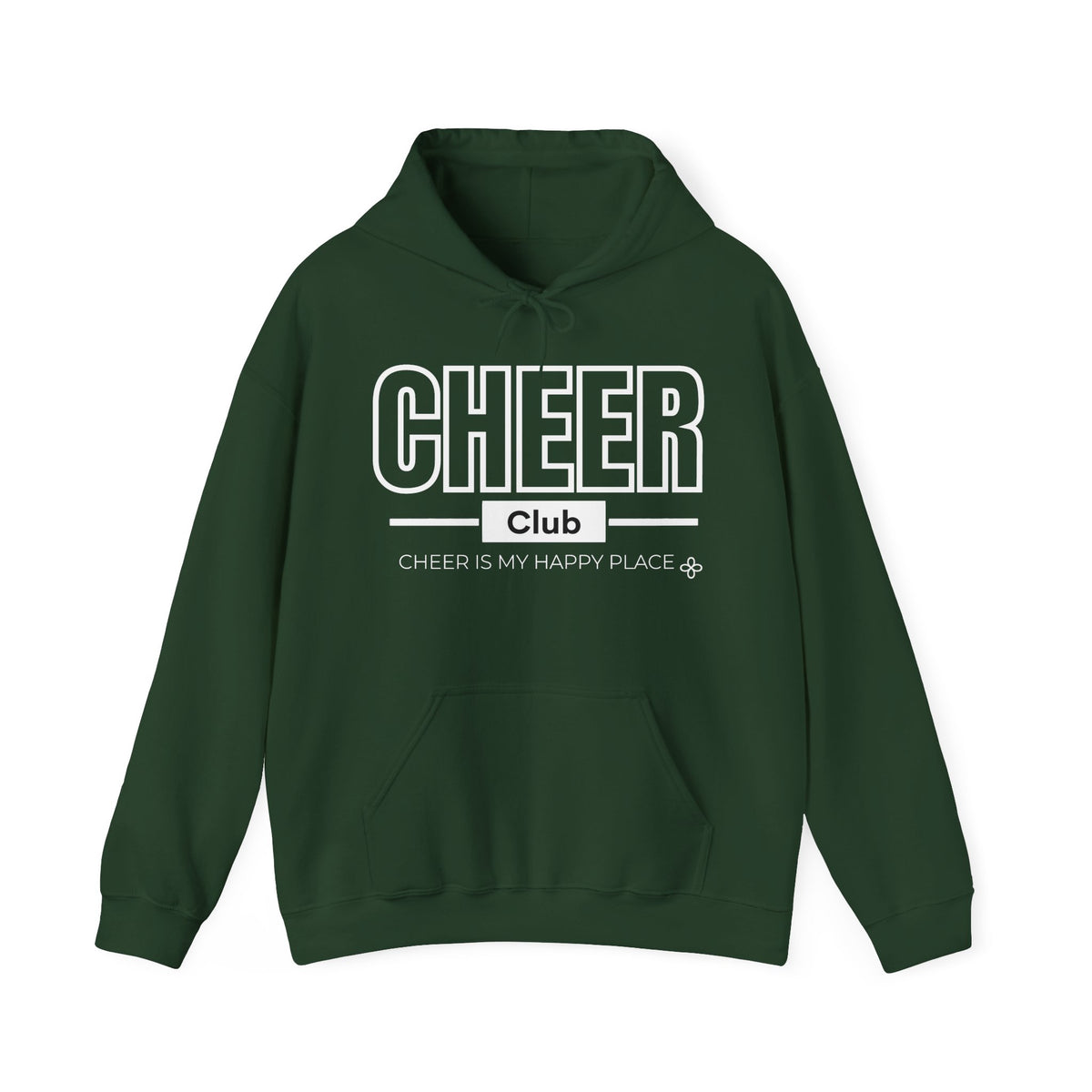 Cheer Club Hoodie | Cheer Is My Happy Place | Cheer Gildan Hoodie