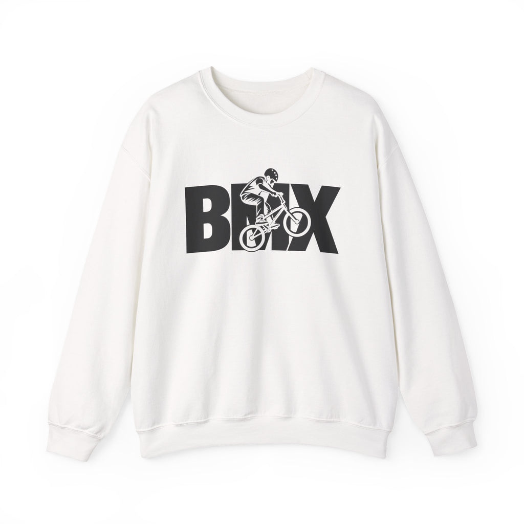 BMX Sweatshirt | BMX Rider Graphic | Gildan Crewneck