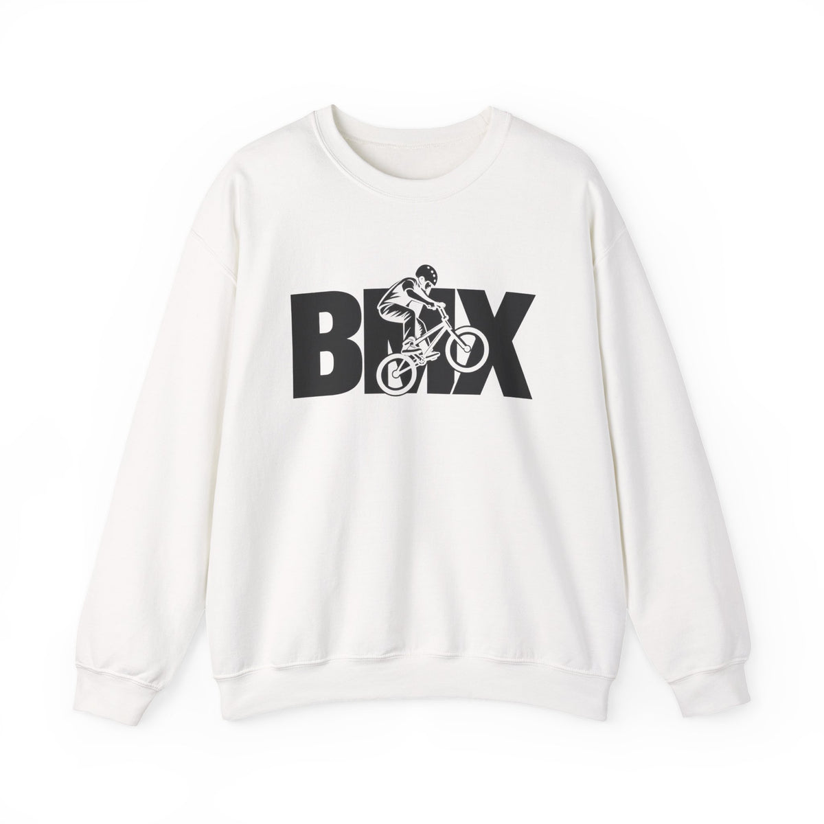 BMX Sweatshirt | BMX Rider Graphic | Gildan Crewneck