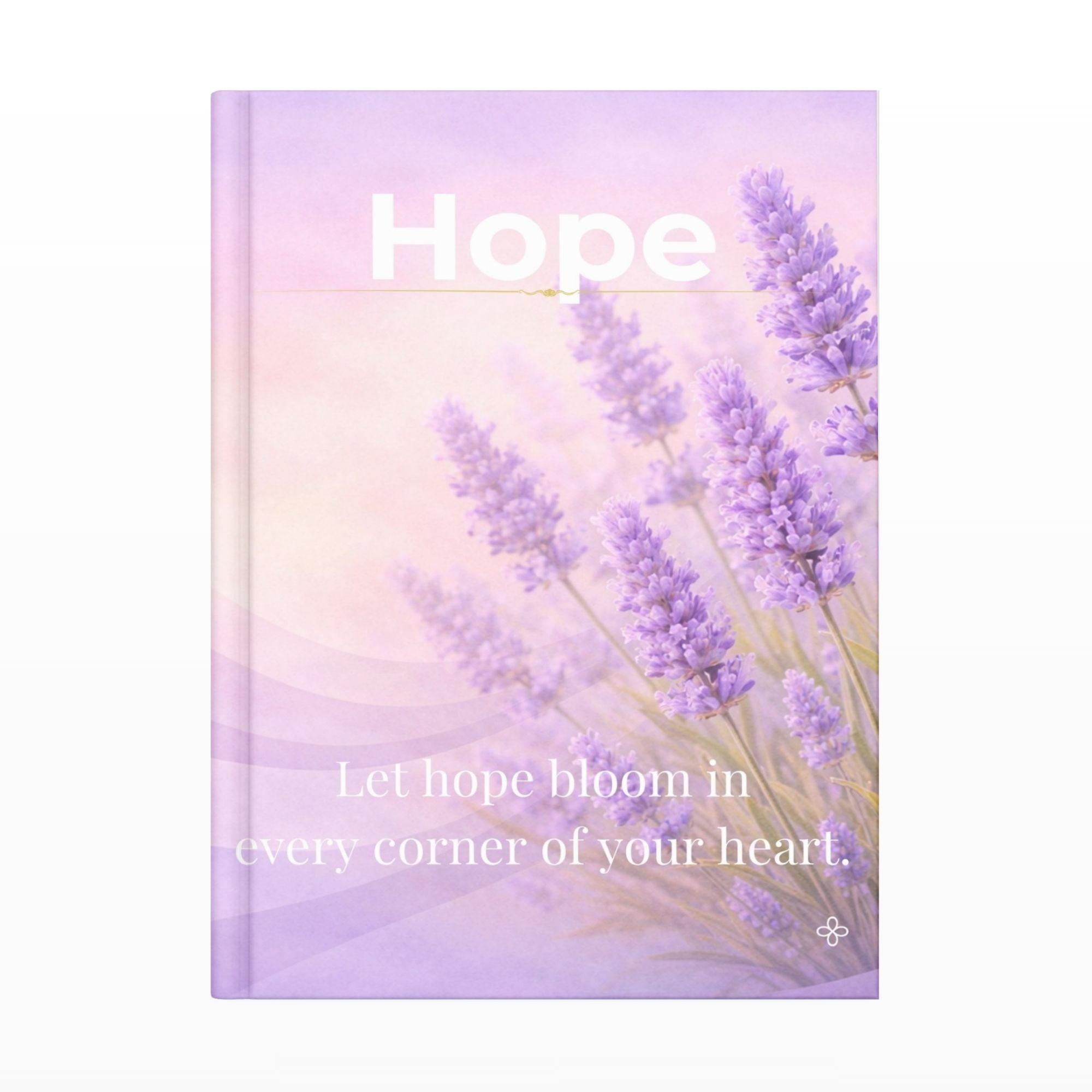 Hope, Inspirational Journal, 6"x9" College Ruled Motivational Blank Notebook, Paperback, Hardcover, Spiral Bound