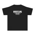 Wrestling Athletics Youth T-Shirt | Excellence Is Earned With Every Match | Kids Wrestling Comfort Colors Youth Tee