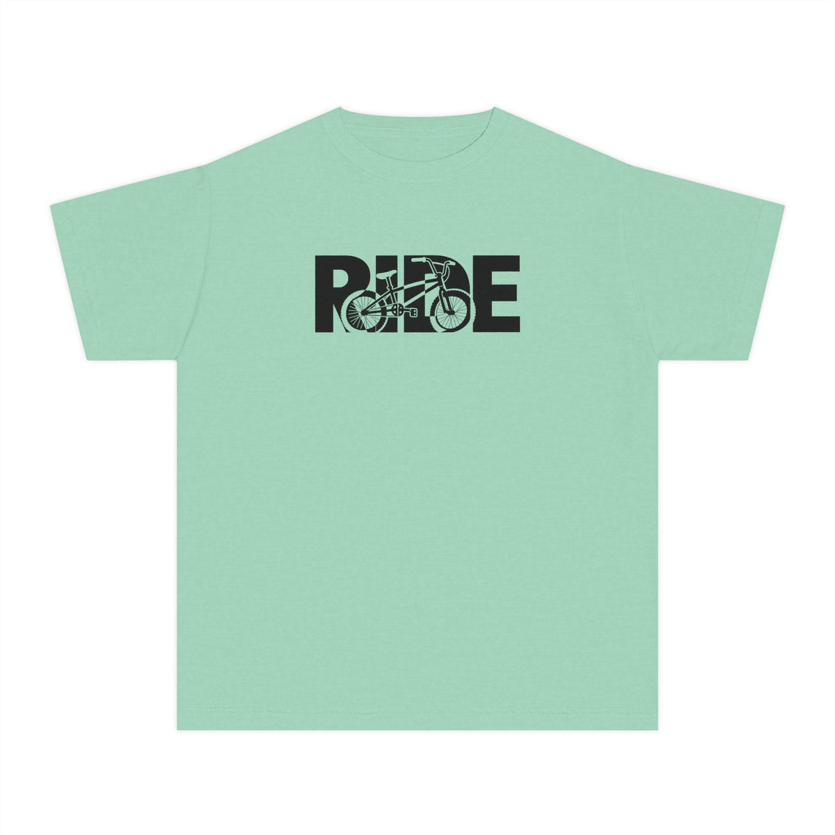 RIDE BMX Youth T-Shirt | BMX Bike Graphic | Kids Comfort Colors Youth Tee