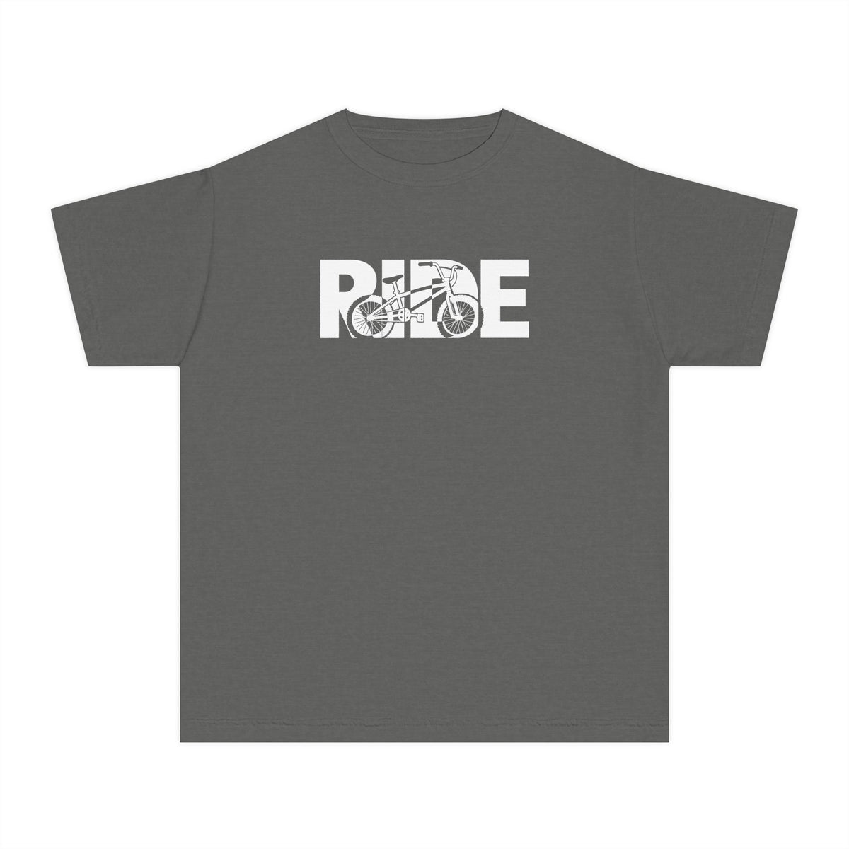 RIDE BMX Youth T-Shirt | BMX Bike Graphic | Kids Comfort Colors Youth Tee