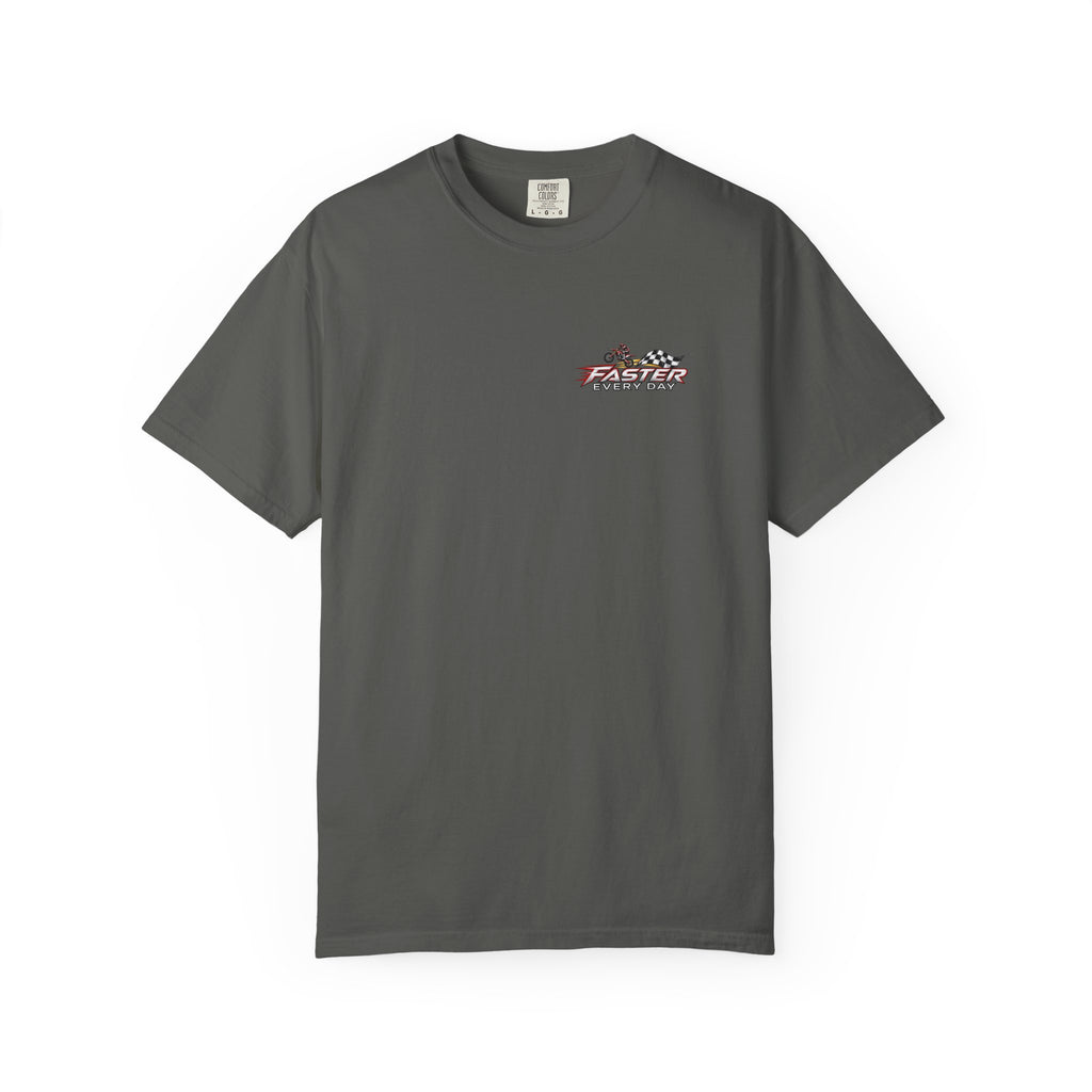 Send It - The Biggest Jumps Begin with Belief | Motocross Dirt Bike Tee | Front Logo and Back Print