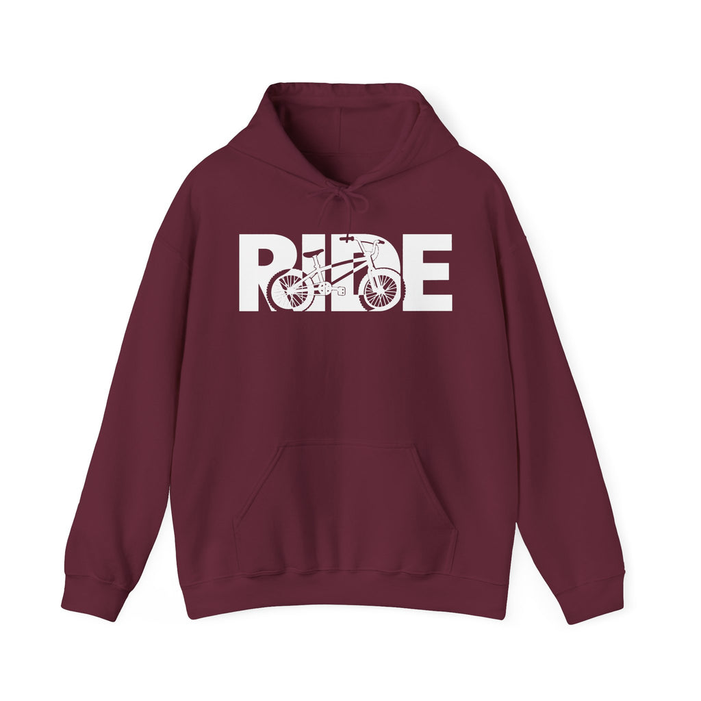 RIDE BMX Hoodie | BMX Bike Graphic | Gildan Hoodie