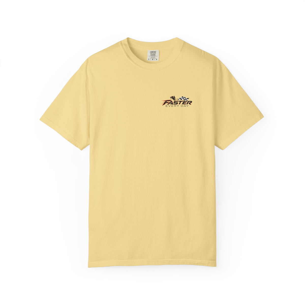 Fearless - Fear May Speak, But It No Longer Decides | Motorcycle Wheelie Tee | Front Logo and Back Print